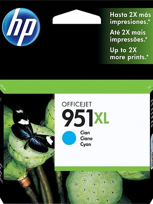 Tinta HP 951XL Cian Original Alto Rendimiento