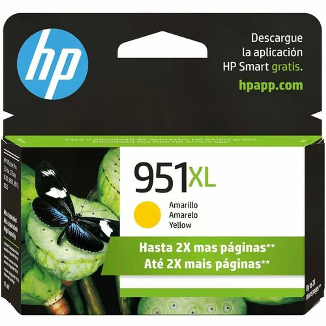 Tinta HP 951XL Amarillo Original Alto Rendimiento 1