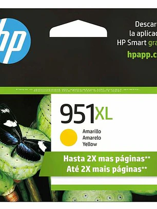 Tinta HP 951XL Amarillo Original Alto Rendimiento