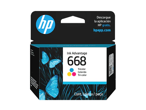 Tinta HP 668 Tricolor Original DeskJet Plus