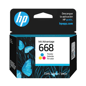 Tinta HP 668 Tricolor Original DeskJet Plus 1