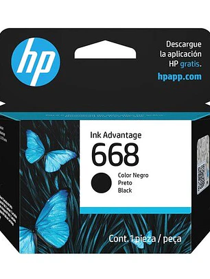 Tinta HP 668 Negro Original DeskJet Plus