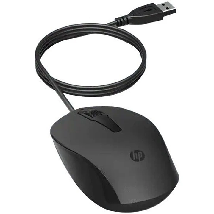 Mouse HP 150 USB Óptico 1600 DPI Negro 5