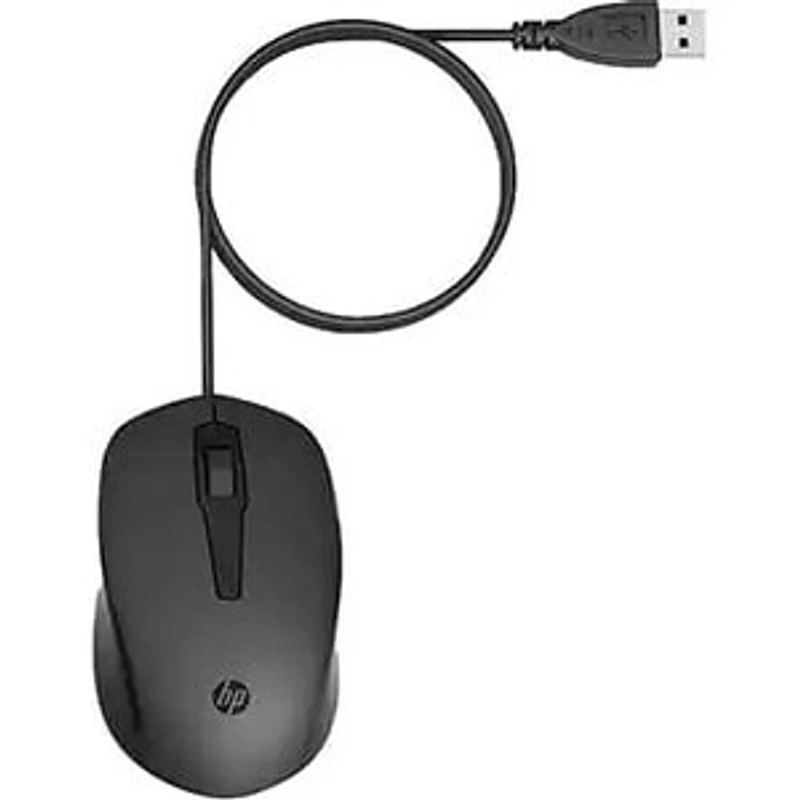 Mouse HP 150 USB Óptico 1600 DPI Negro 8