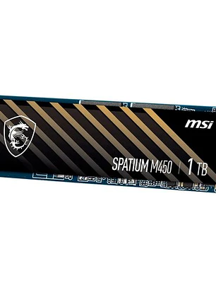 Unidad SSD MSI SPATIUM M450 1TB NVMe PCIe 4.0 M.2