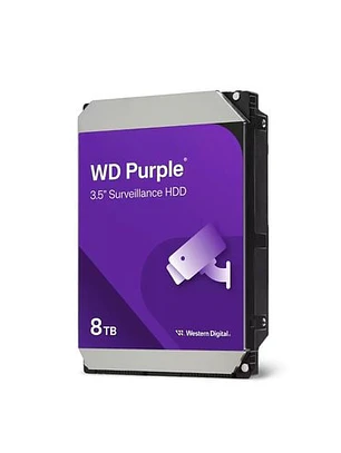 Disco Duro WD Purple 8TB CCTV 24/7 SATA 3.5