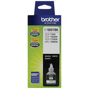 Botella Tinta Brother BT6001BK Negro Original