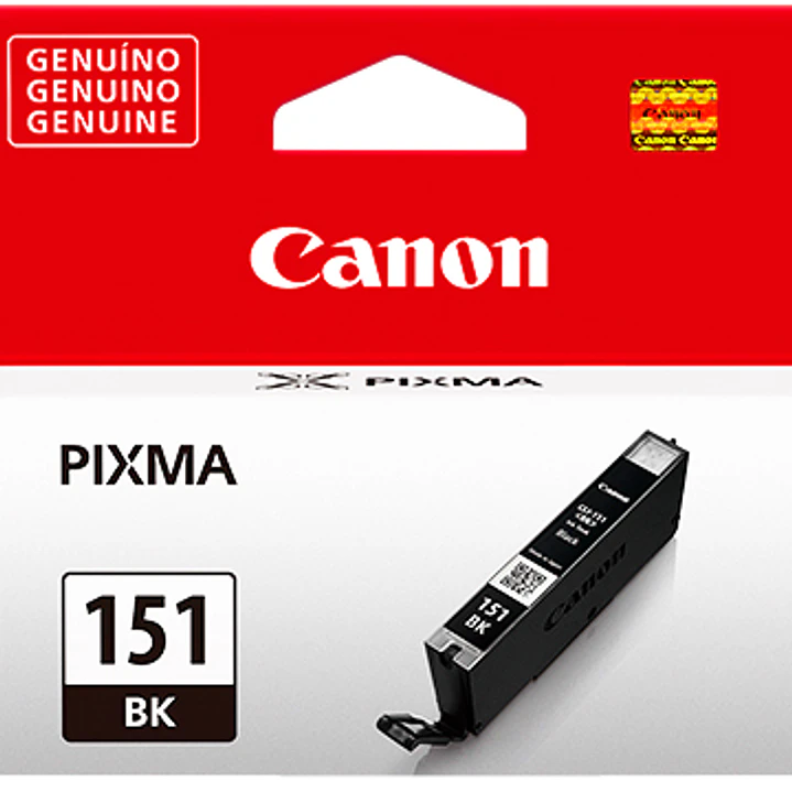 Tinta Canon CLI-151BK Negra Original PIXMA 1