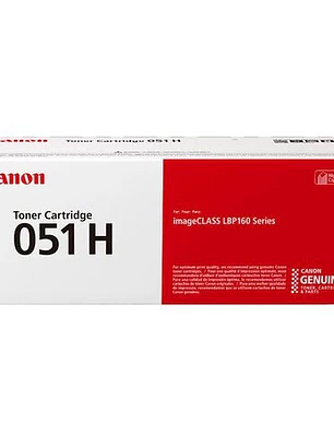 Tóner Canon 051H Negro Alto Rendimiento Original