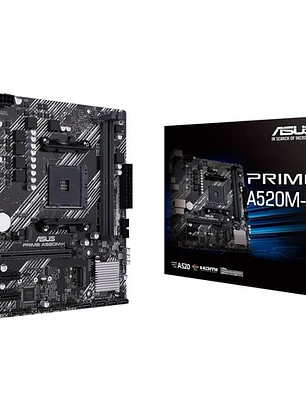 Placa Madre Asus Prime A520M-K AM4 DDR4 Micro ATX