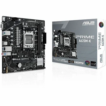 Placa Madre Asus Prime A620M-K AM5 DDR5 Micro ATX 1