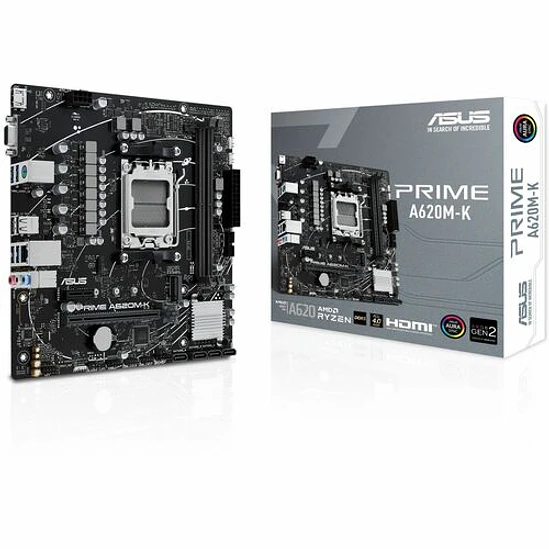 Placa Madre Asus Prime A620M-K AM5 DDR5 Micro ATX 1