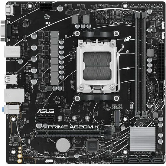 Placa Madre Asus Prime A620M-K AM5 DDR5 Micro ATX 5