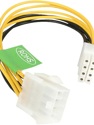 Cable Extensión CPU 8 Pines ATX 20cm StarTech