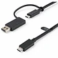 Cable USB-C a USB-C 1m + Adaptador USB-A StarTech 100W - Miniatura 1