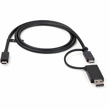 Cable USB-C a USB-C 1m + Adaptador USB-A StarTech 100W 3