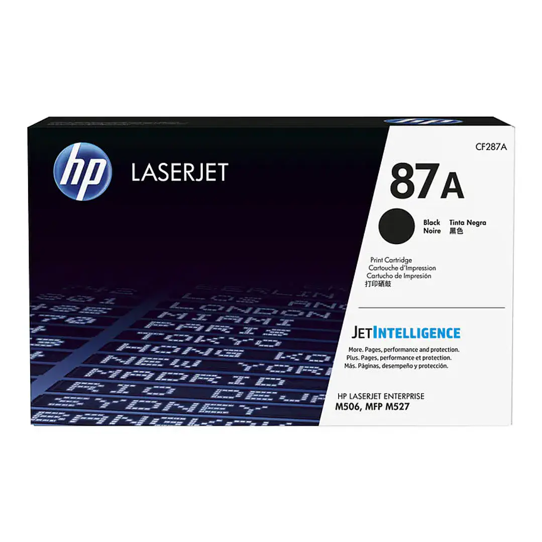 Toner HP 87X CF287X Negro Alto Rendimiento Original 1