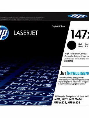 Toner HP 147X W1470X Negro Alto Rendimiento Original