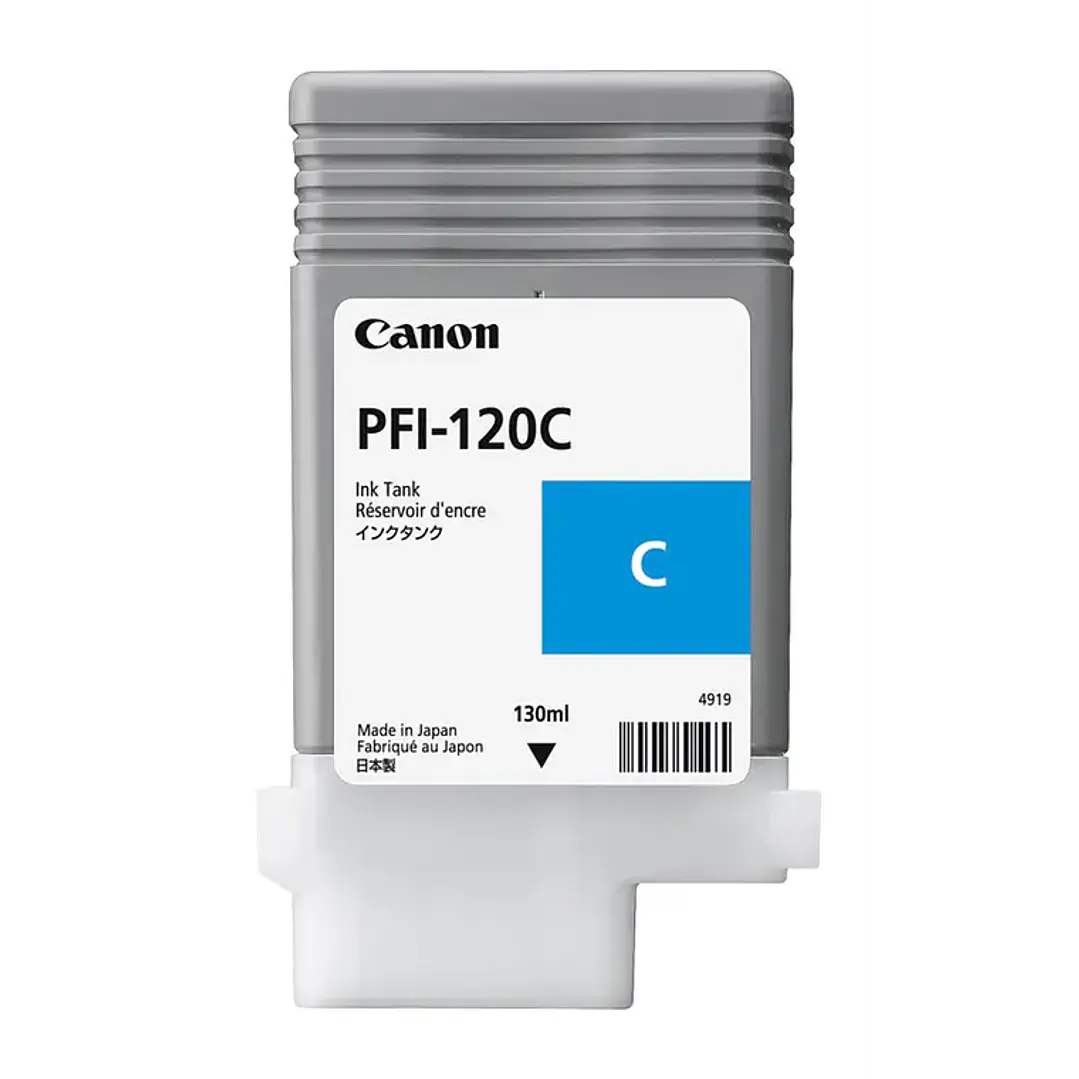 Cartucho Canon PFI-120C Cian Original Plotter 1
