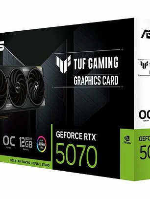 Tarjeta Gráfica ASUS TUF RTX 5070 12GB GDDR7 Gaming