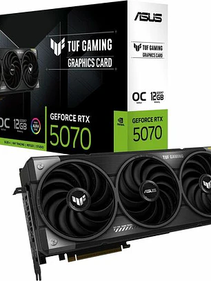 Tarjeta Gráfica ASUS TUF RTX 5070 12GB GDDR7 Gaming