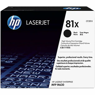 Toner HP 81X Negro Alto Rendimiento Original CF281X