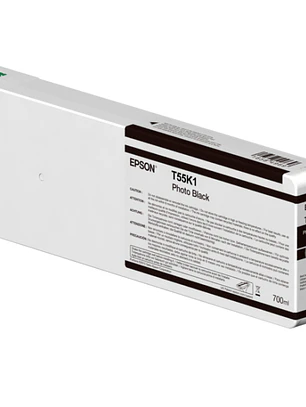 Cartucho Epson T55K100 Negro Foto 700ml UltraChrome