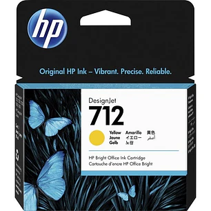 Cartucho HP 712 Amarillo Original 29ml