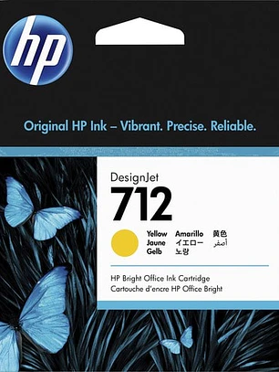 Tinta HP 712 Amarillo 29ml Original