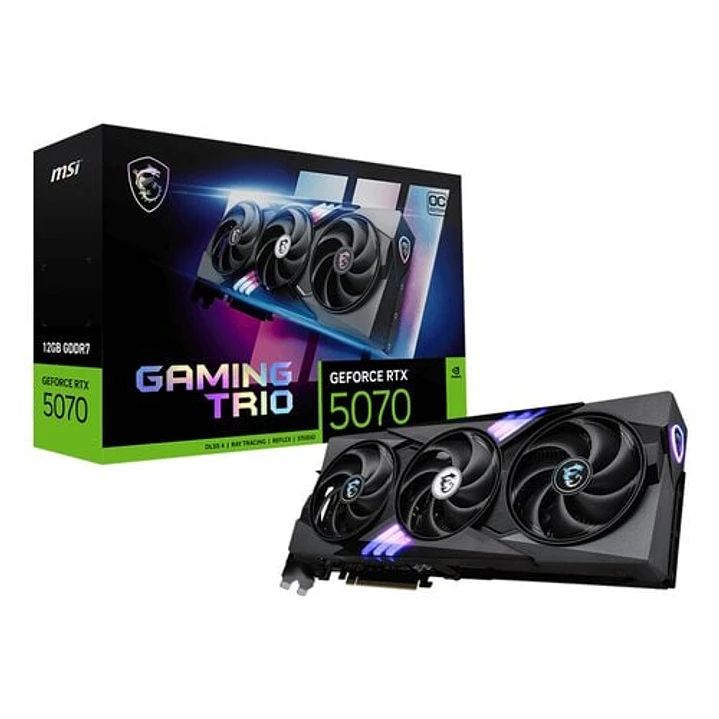Tarjeta Gráfica MSI RTX 5070 Gaming Trio OC 12GB 1