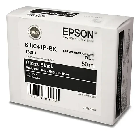 Cartucho Epson SJIC41P-BK Negro Original