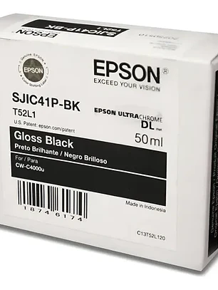 Cartucho Epson SJIC41P-BK Negro Original