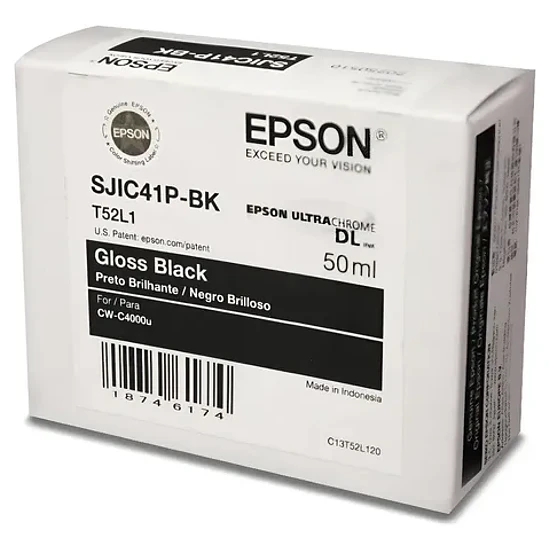 Cartucho Epson SJIC41P-BK Negro Original 1