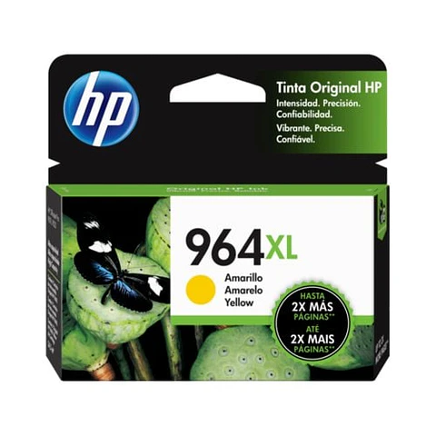 Cartucho de Tinta HP 964XL Amarillo Alto Rendimiento Original