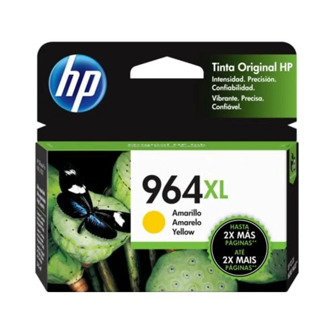 Cartucho de Tinta HP 964XL Amarillo Alto Rendimiento Original 1