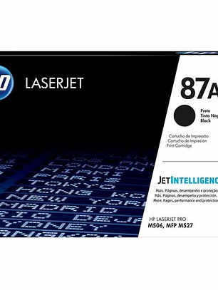 Cartucho de Tóner HP 87A Negro Original LaserJet