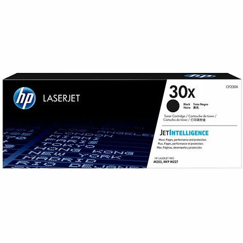 Cartucho de Tóner HP 30X CF230X Alto Rendimiento Original Negro