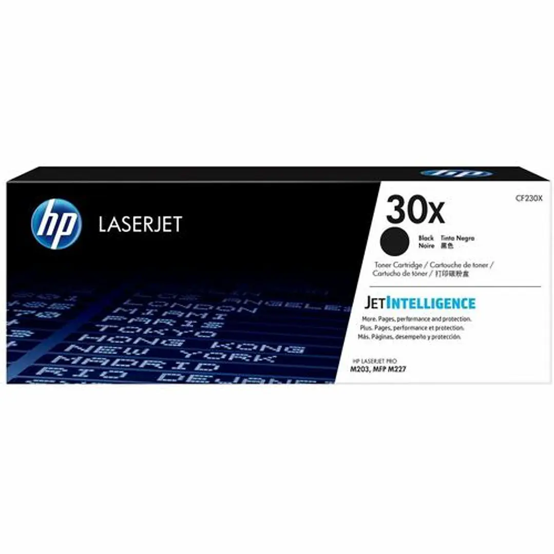 Cartucho de Tóner HP 30X CF230X Alto Rendimiento Original Negro 1