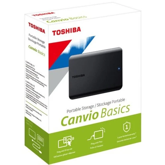 Disco Duro Externo Toshiba Canvio Basics 2TB USB 3.0 2