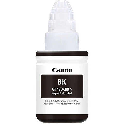 Cartucho de Tinta Canon GI-190 BK Negro Original