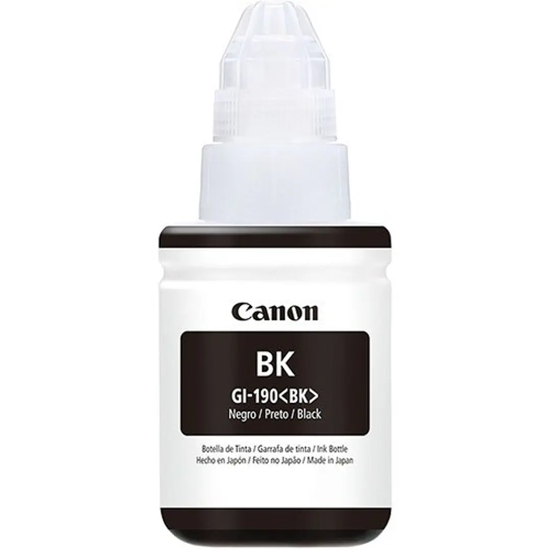 Cartucho de Tinta Canon GI-190 BK Negro Original 1