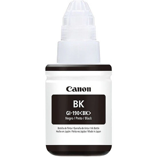 Cartucho de Tinta Canon GI-190 BK Negro Original 1