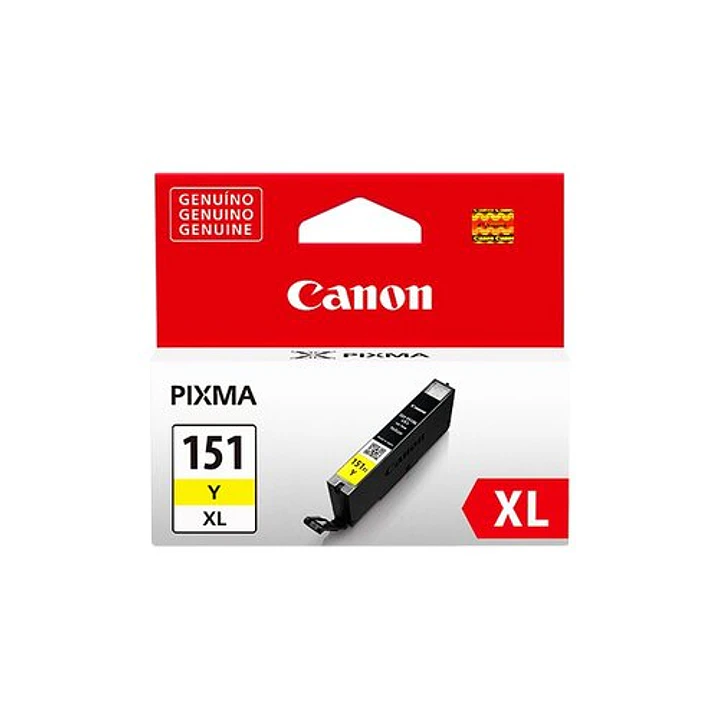 Cartucho de Tinta Canon CLI-151XL Y Amarillo Original 1