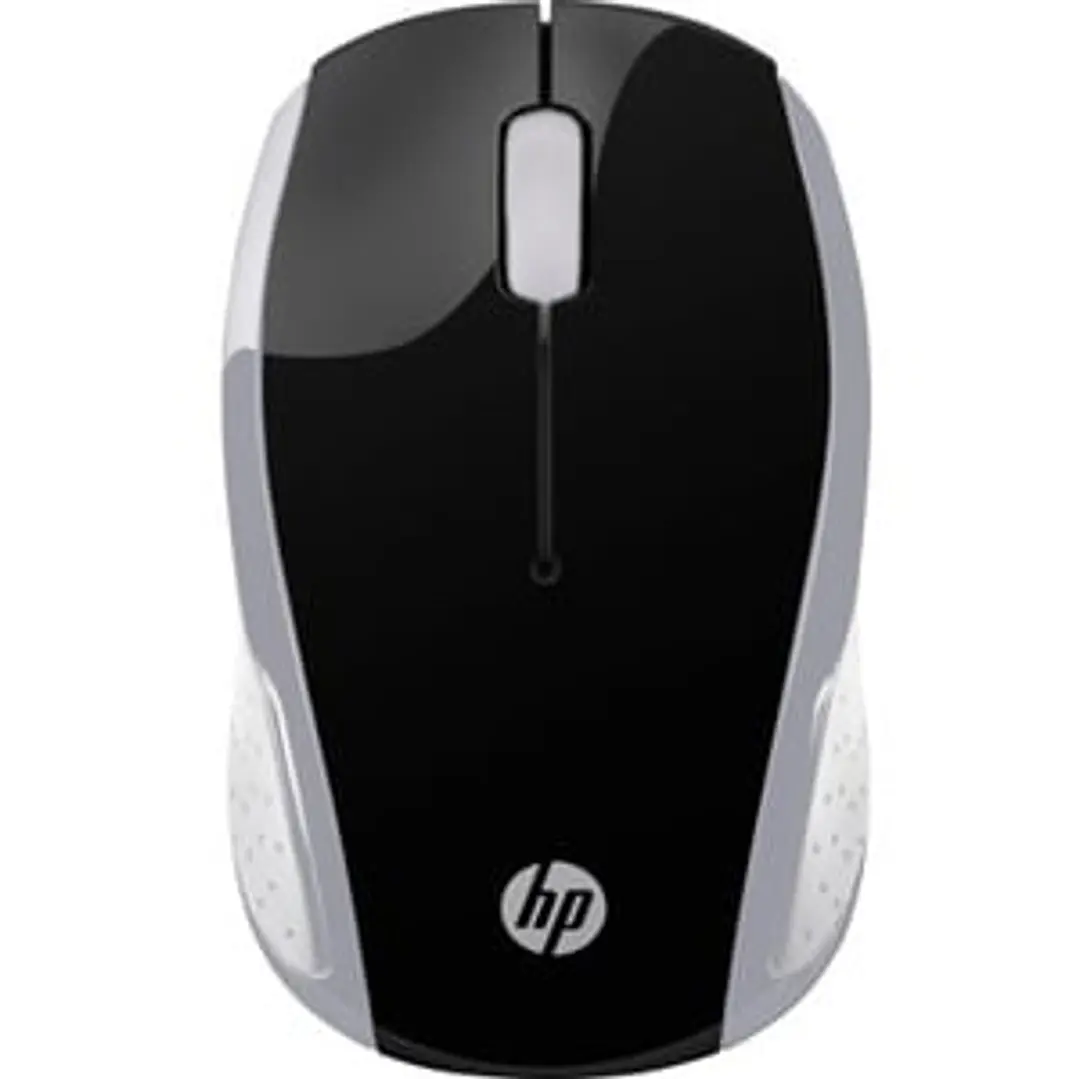 Mouse HP 200 Inalámbrico Plata USB 1