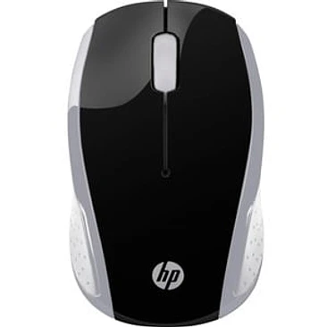 Mouse HP 200 Inalámbrico Plata USB 1
