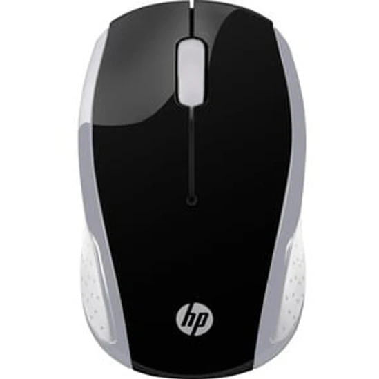 Mouse HP 200 Inalámbrico Plata USB 1