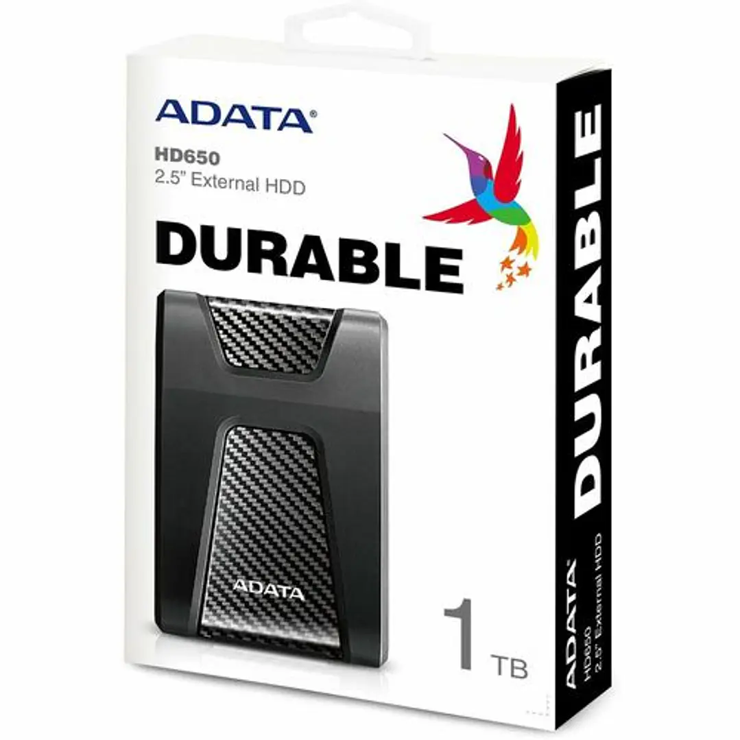 Disco Duro Externo Adata HD650 1TB USB 3.2 Antigolpes 4