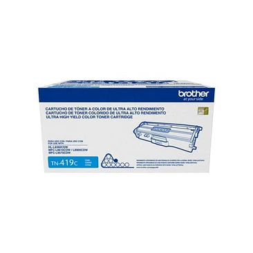Cartucho de Tóner Brother TN-419C Cian Original  1