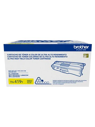 Cartucho de Tóner Brother TN-419Y Amarillo Original
