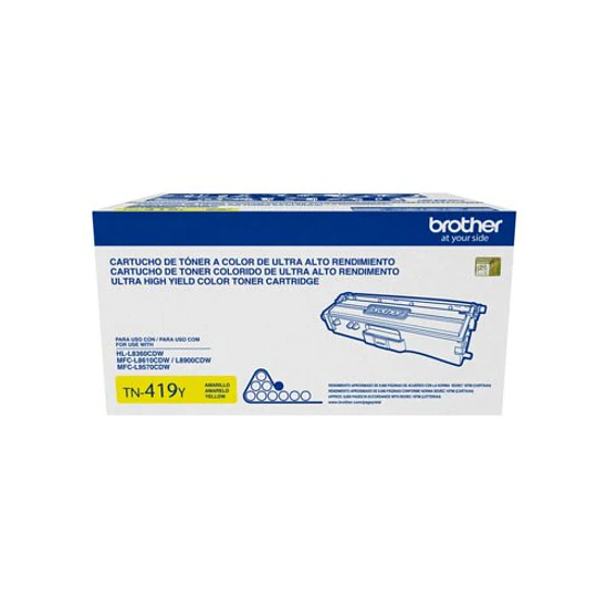 Cartucho de Tóner Brother TN-419Y Amarillo Original 1